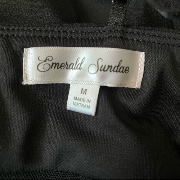 NWT Black Mini Dress - Picture 8 of 9